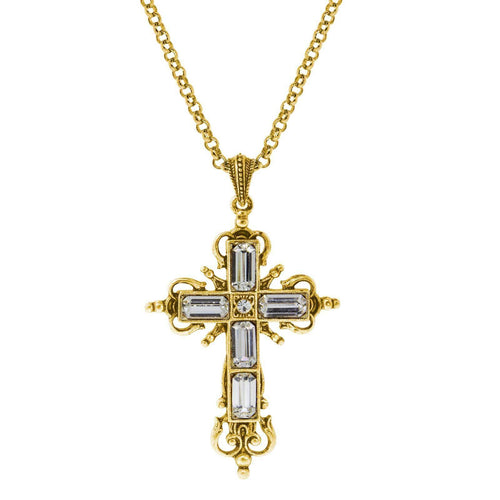 Crystal Cross Pendant