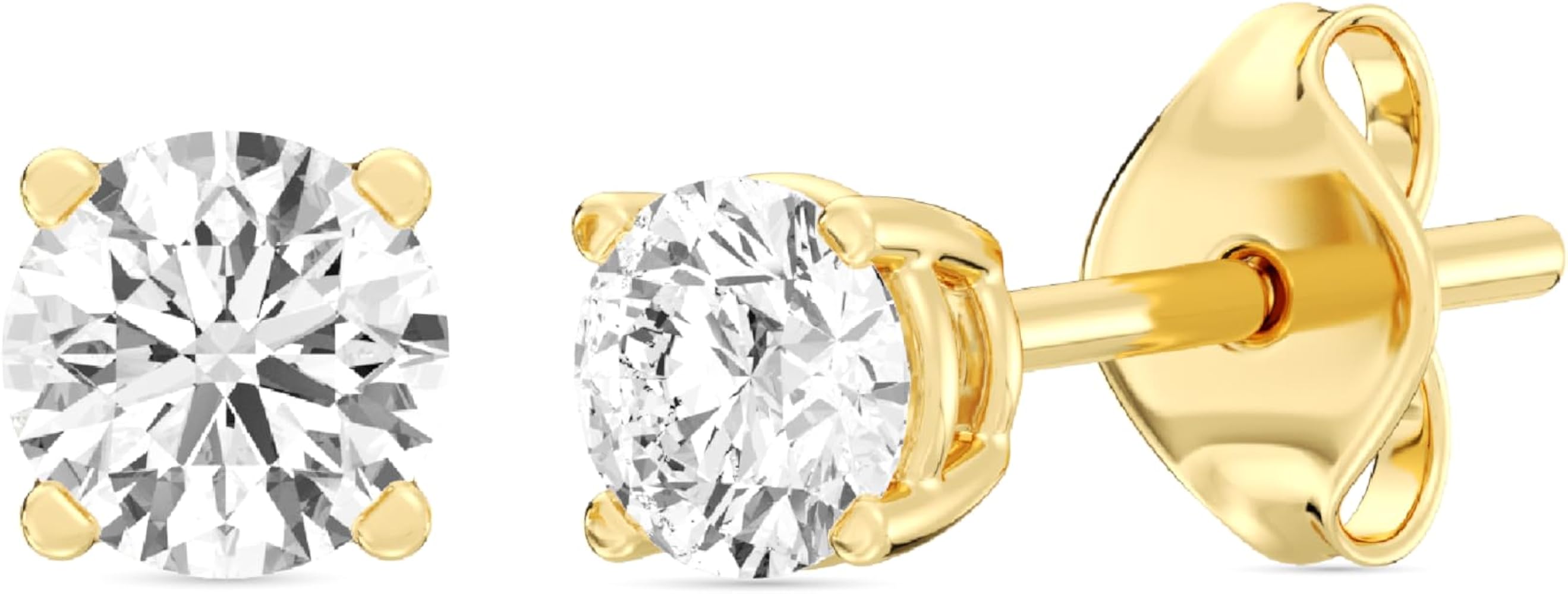 Diamond Stud Earrings view 2